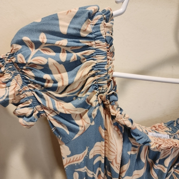 Patrons of peace Floral Short Sleeves Smocked Dress size XS - Picture 4 of 11